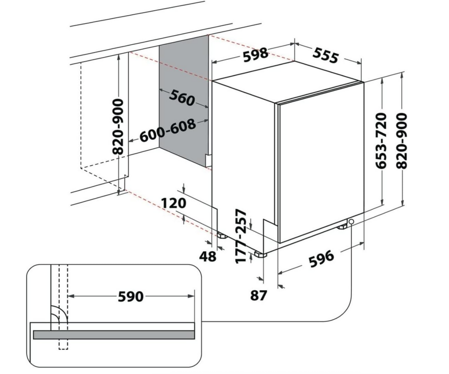 Съдомиялна BAUKNECHT BIC-3C26 - 14 комп - Нова, разопакована